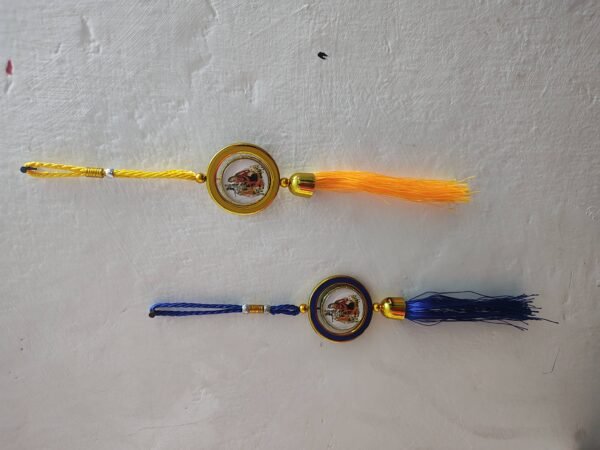 Radha Krishna Car Hanging Ornament (Pack of 2) - Image 3